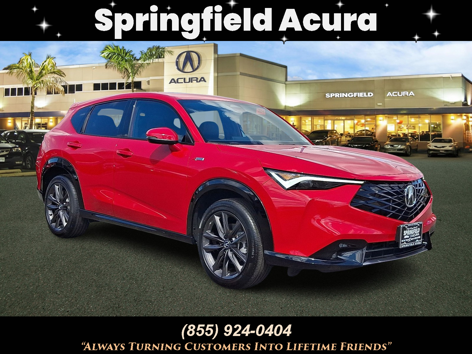 2026 Acura ADX A-Spec, Red SUV, stock 26214BSL