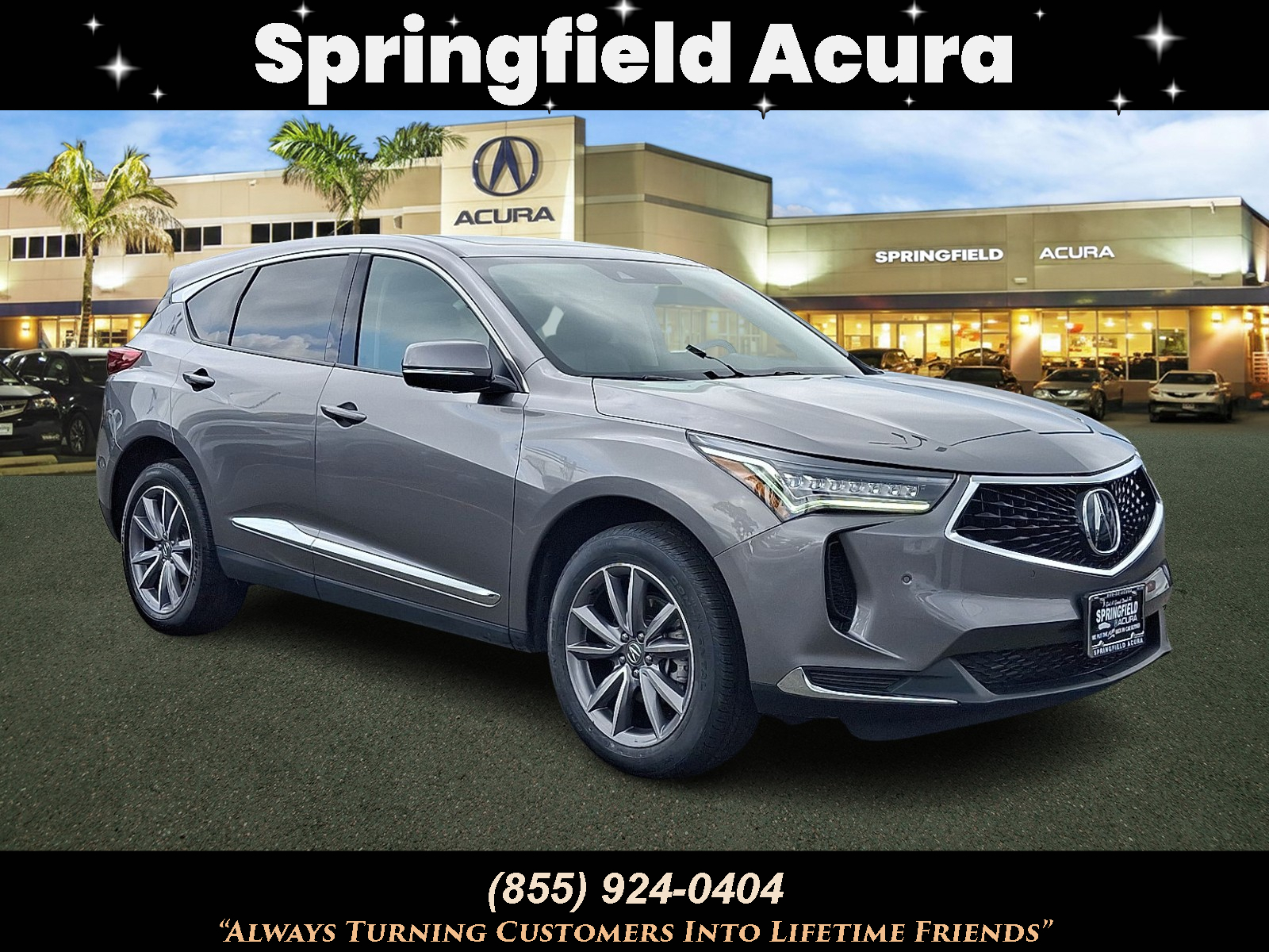 2023 Acura RDX Technology, Gray SUV, stock 26169LOA