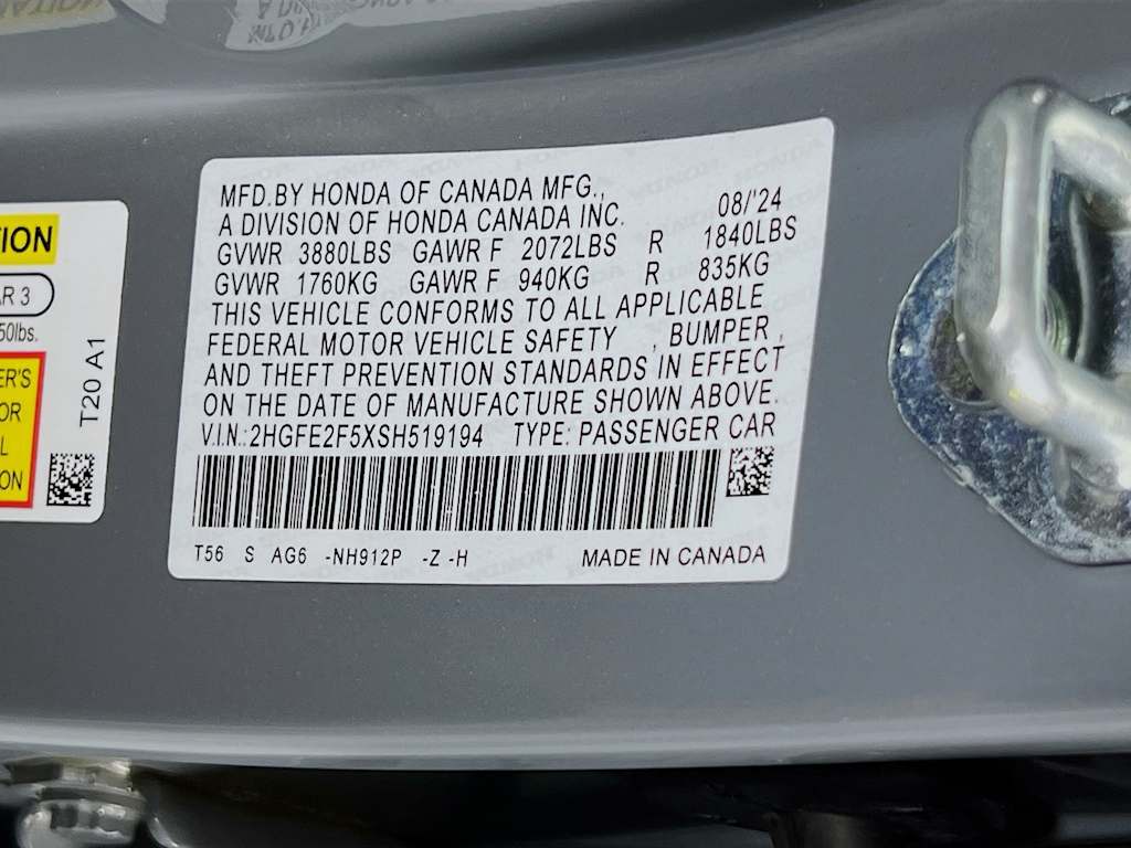 2025 Honda Civic — photo 30