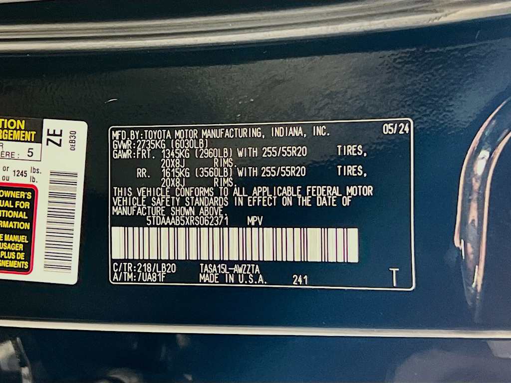 2024 Toyota Grand Highlander — photo 34