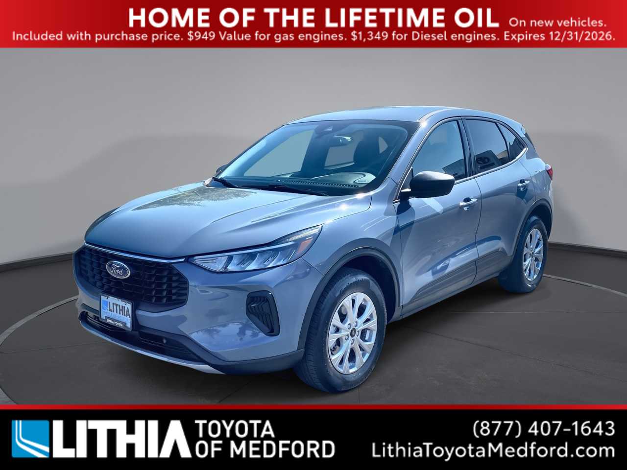 Vapor Blue Metallic 2025 Ford Escape SUV / Crossover All-Wheel Drive 8-Speed Automatic