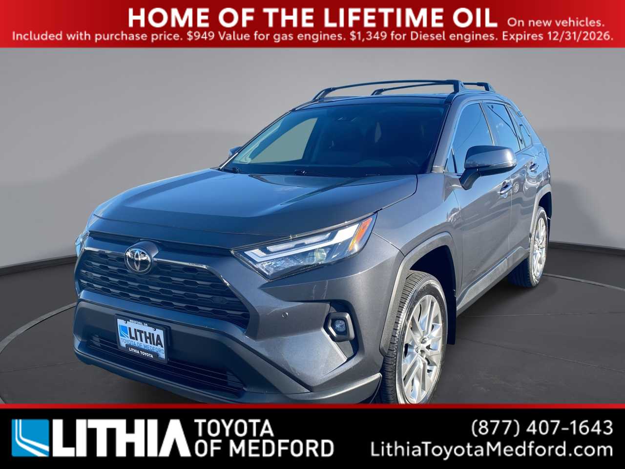 Magnetic Gray Metallic 2024 Toyota RAV4 XLE Premium AWD SUV / Crossover All-Wheel Drive 8-Speed Automatic
