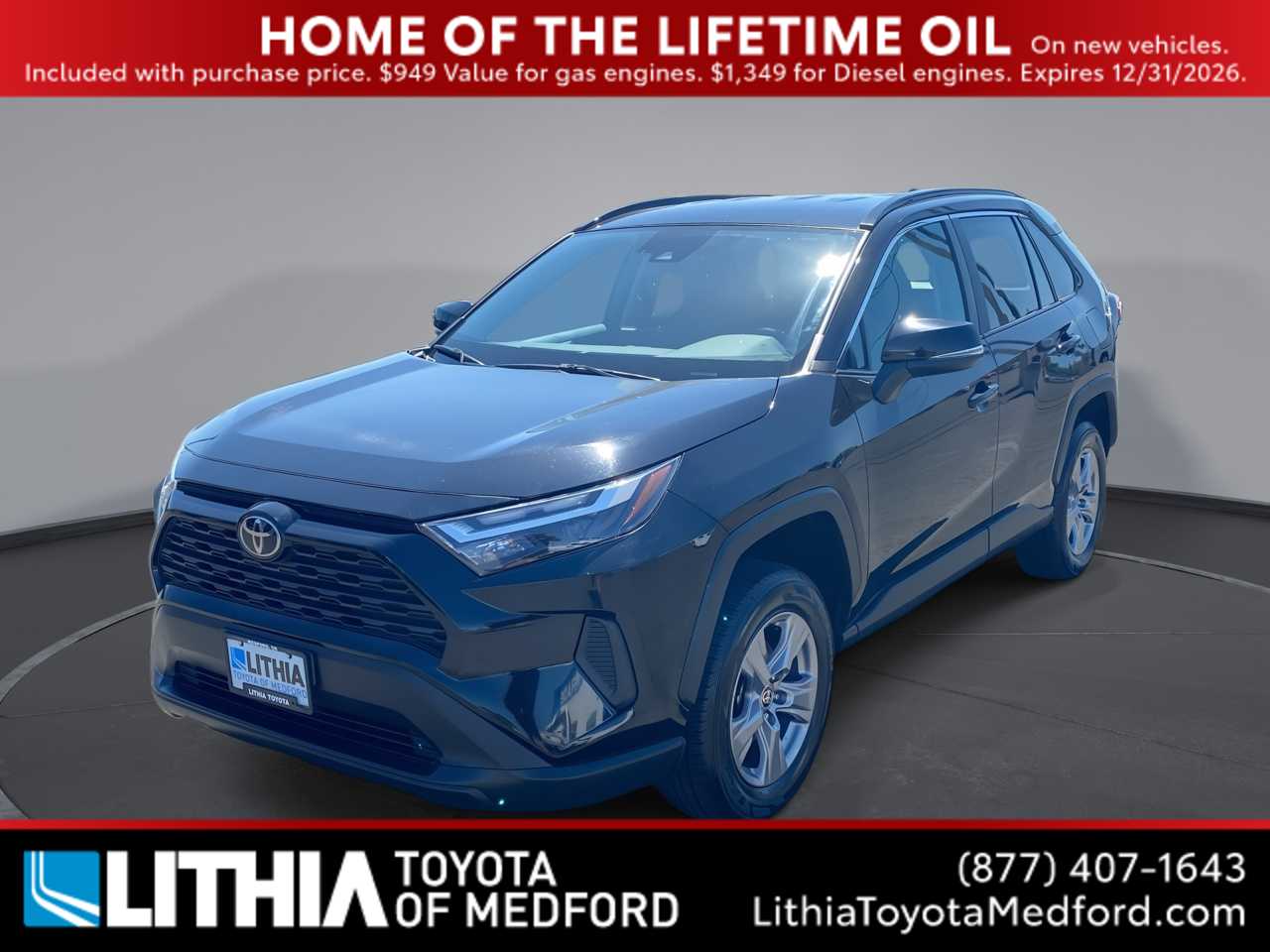 Midnight Black Metallic 2024 Toyota RAV4 XLE AWD SUV / Crossover All-Wheel Drive 8-Speed Automatic