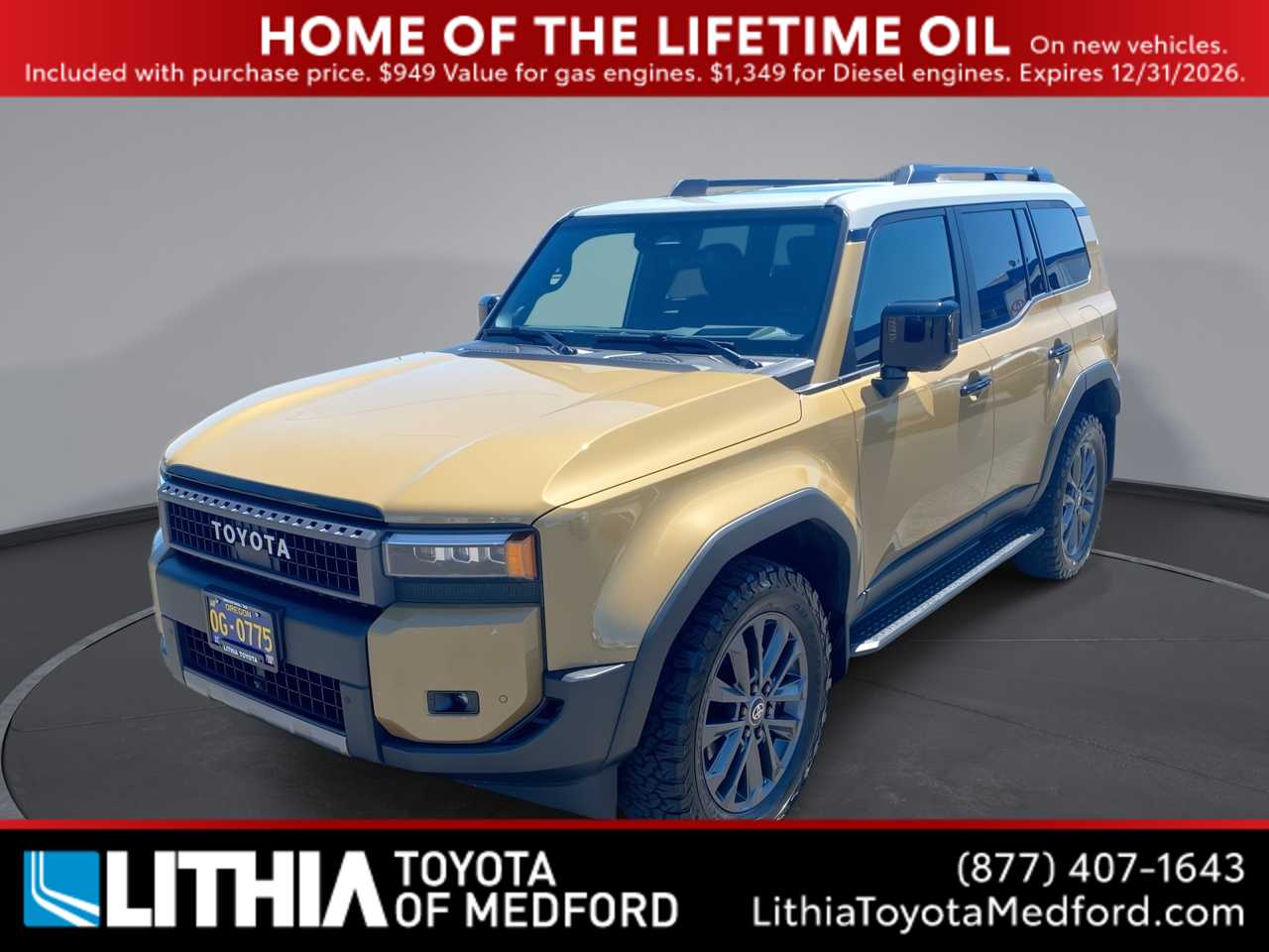 Trail Dust/Gray Scape 2025 Toyota Land Cruiser SUV / Crossover 8-Speed Automatic