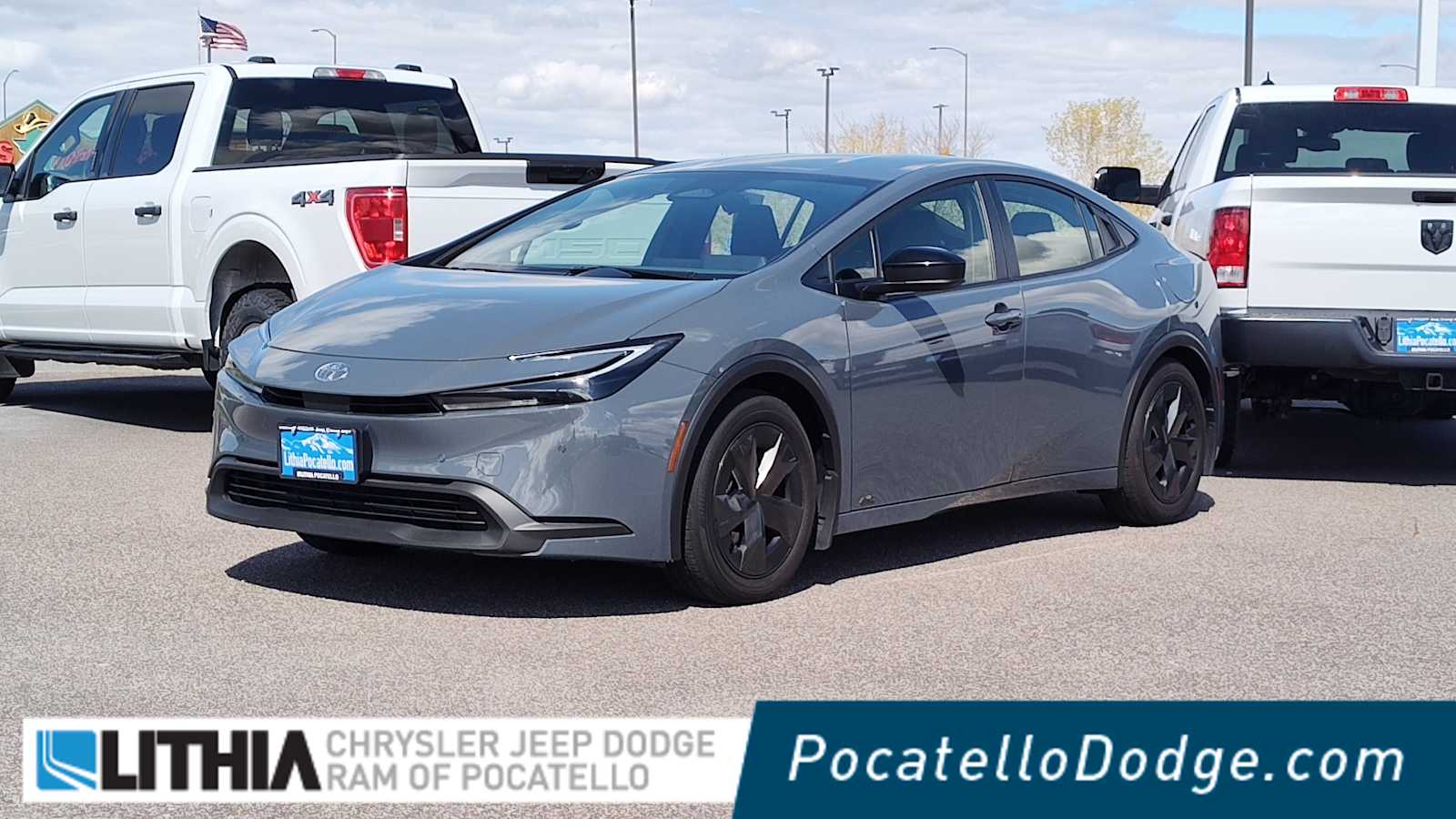 Guardian Gray 2024 Toyota Prius LE AWD Hatchback All-Wheel Drive Continuously Variable Transmission