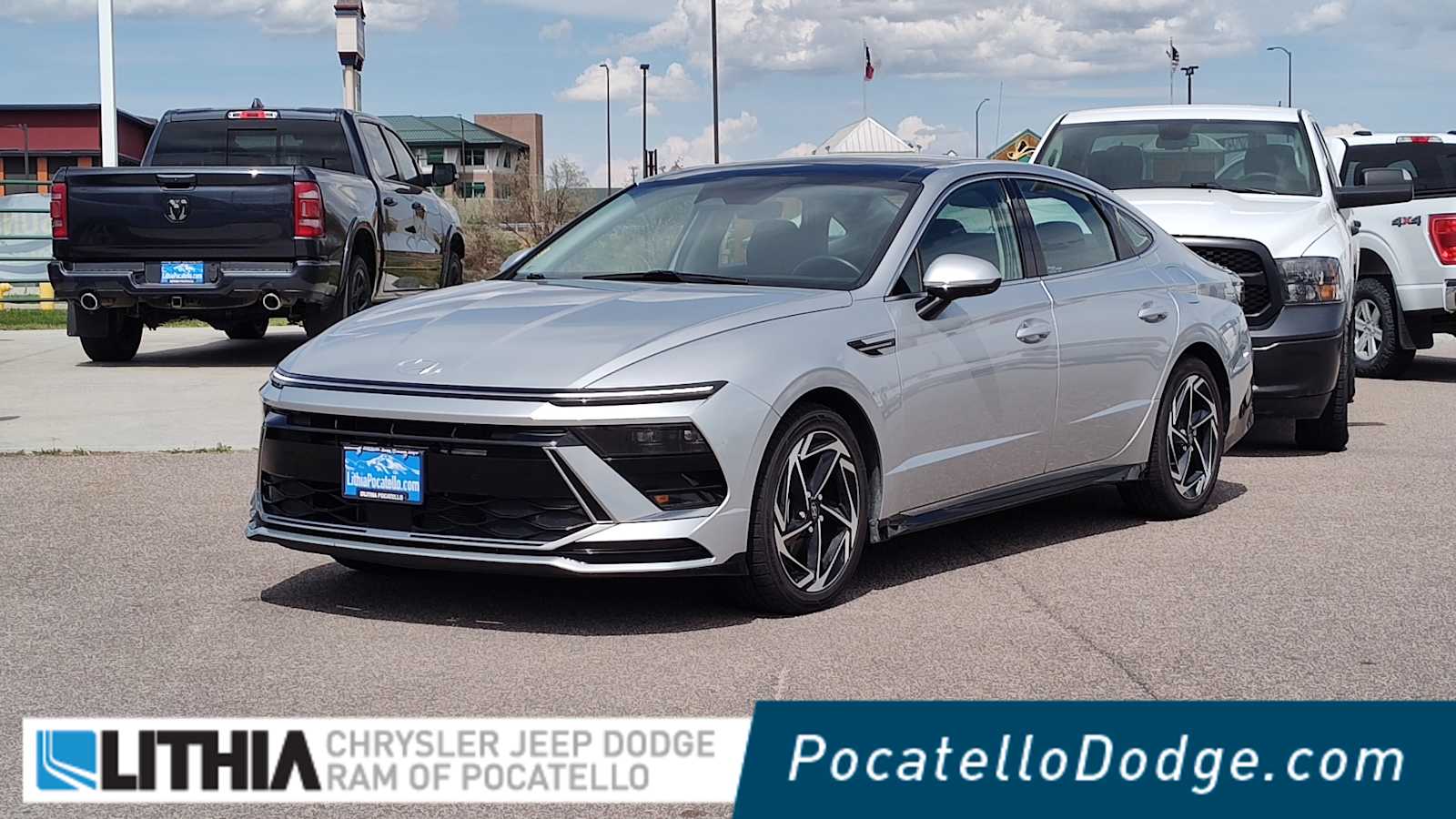 Aero Silver 2024 Hyundai Sonata SEL FWD Sedan Front-Wheel Drive 8-Speed Automatic