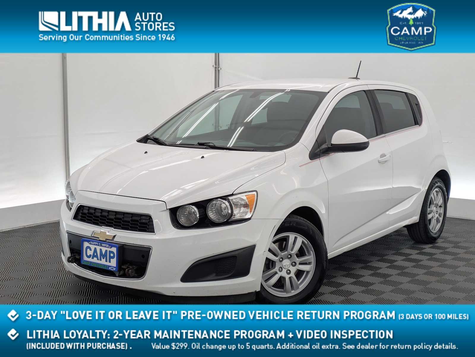 2015 Chevrolet Sonic LT Hatchback FWD