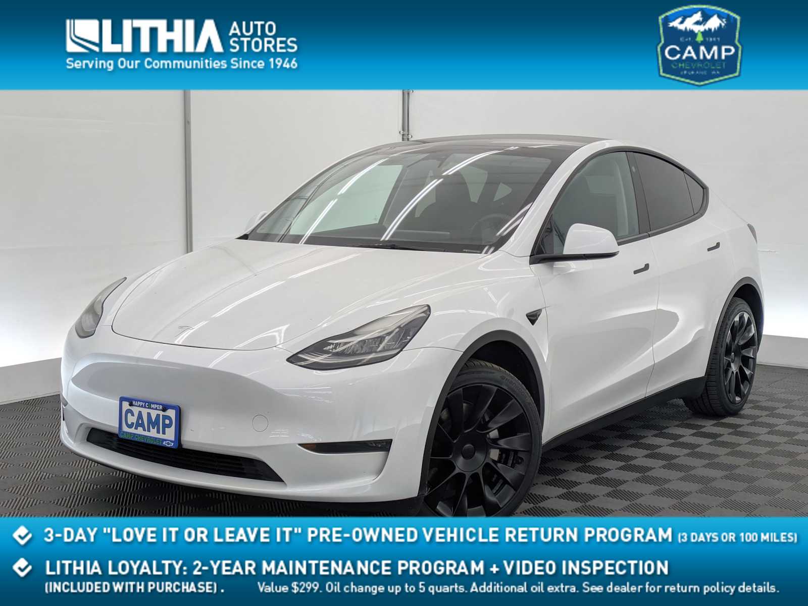 White 2023 Tesla Model Y Long Range AWD SUV / Crossover All-Wheel Drive 1-Speed Automatic