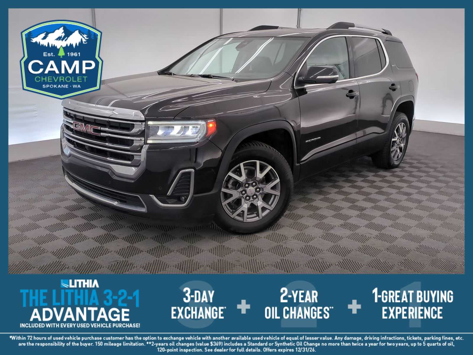Black 2023 GMC Acadia SUV / Crossover Four-Wheel Drive 9-Speed Automatic