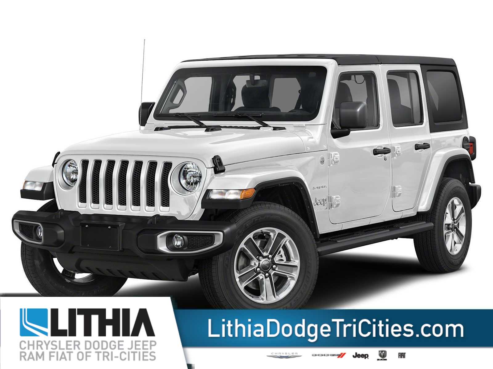 Bright White 2023 Jeep Wrangler High Altitude 4-Door 4WD SUV / Crossover Four-Wheel Drive 8-Speed Automatic