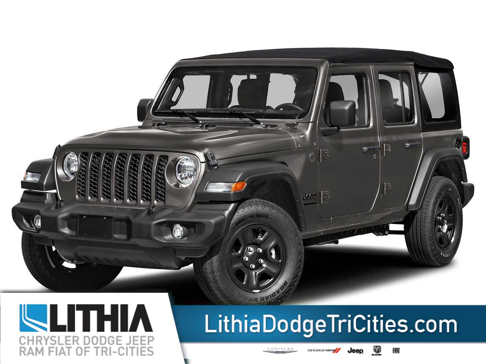 Gray (Granite Crystal Metallic Clearcoat) 2026 Jeep Wrangler SUV / Crossover Four-Wheel Drive 8-Speed Automatic