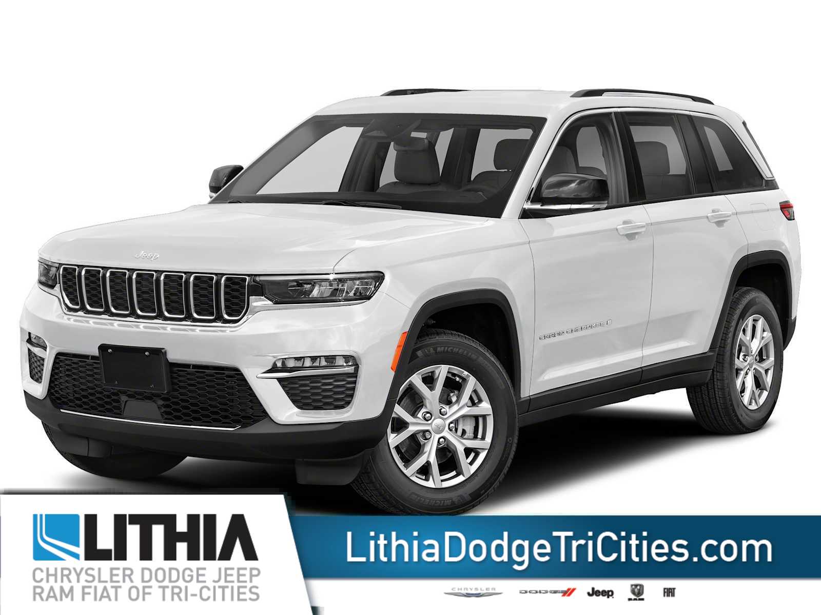 Bright White Clearcoat 2025 Jeep Grand Cherokee SUV / Crossover Four-Wheel Drive 8-Speed Automatic