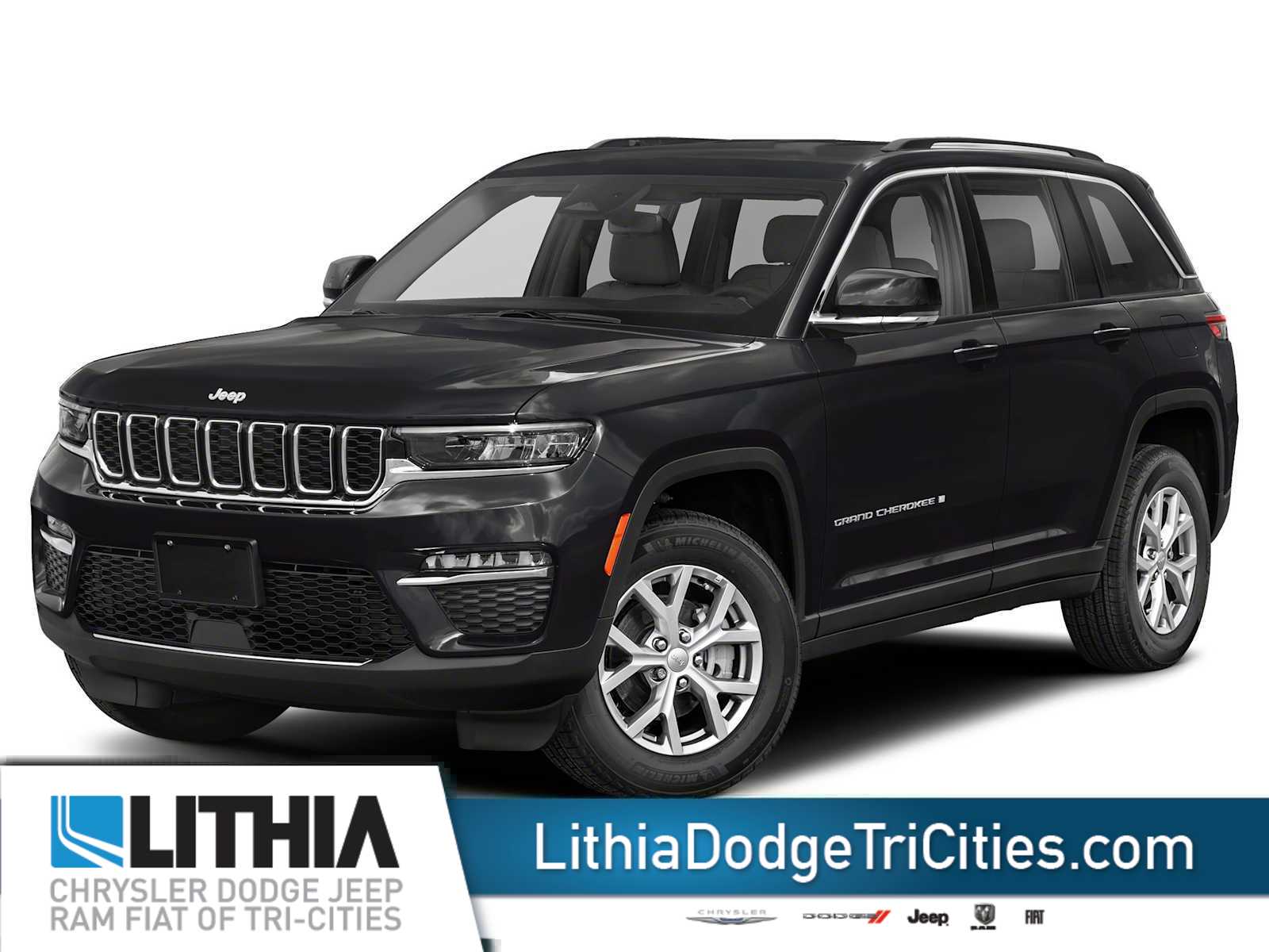 Diamond Black Crystal Pearl 2024 Jeep Grand Cherokee Limited 4WD SUV / Crossover Four-Wheel Drive 8-Speed Automatic