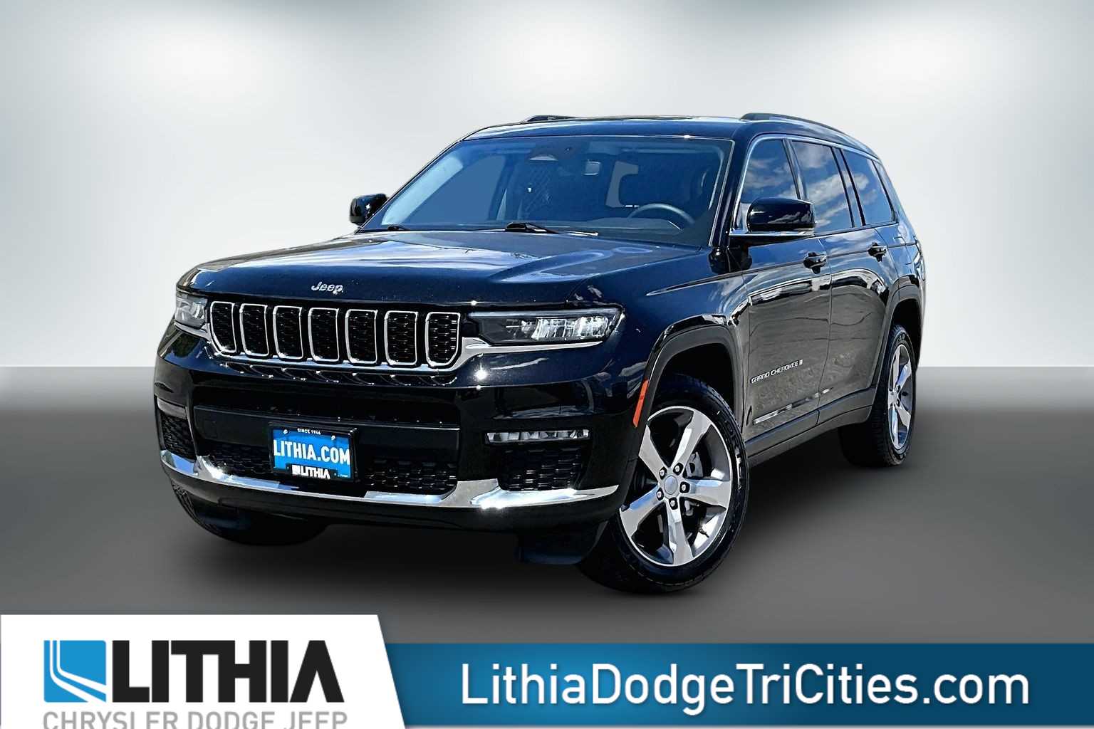 Diamond Black Crystal Pearlcoat 2021 Jeep Grand Cherokee L Limited 4WD SUV / Crossover Four-Wheel Drive 8-Speed Automatic