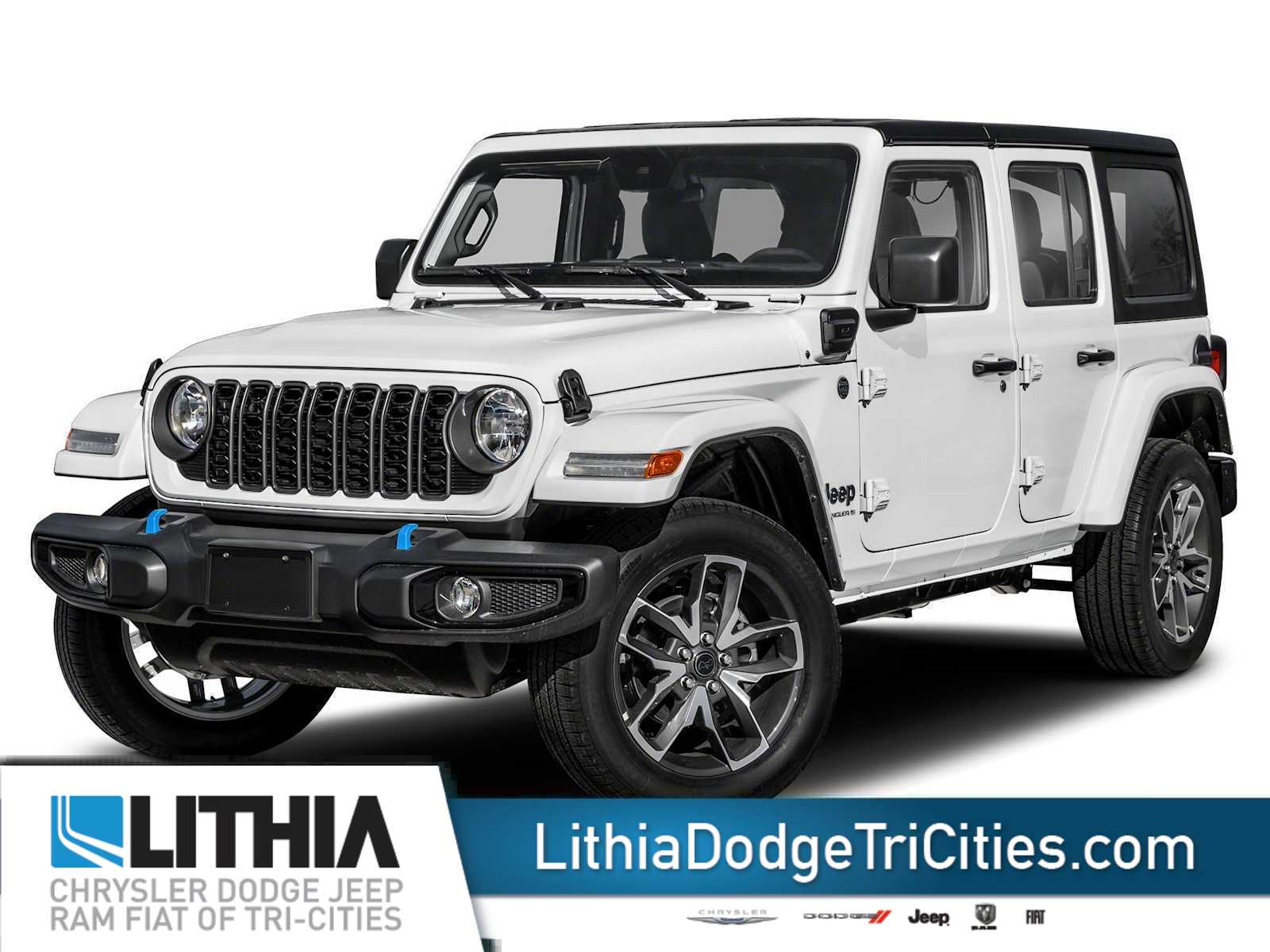 Bright White Clearcoat 2024 Jeep Wrangler 4xe High Altitude 4WD SUV / Crossover Four-Wheel Drive 8-Speed Automatic