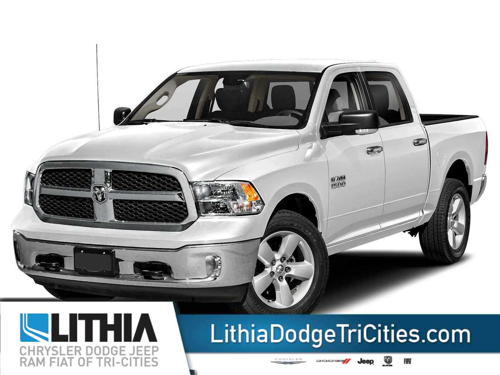 Bright White 2023 RAM 1500 Classic SLT Crew Cab 4WD Pickup Truck Four-Wheel Drive 8-Speed Automatic