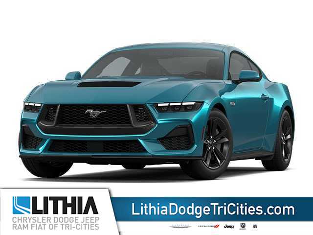 Adriatic Blue Metallic 2026 Ford Mustang Coupe Rear-Wheel Drive Automatic