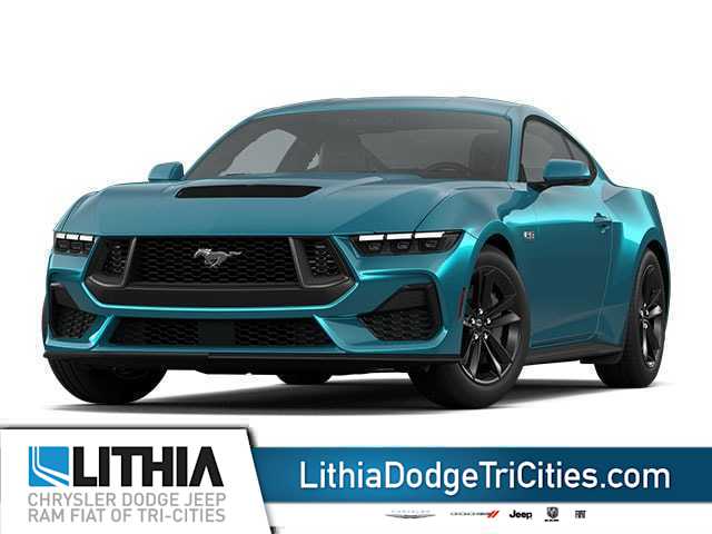 Adriatic Blue Metallic 2026 Ford Mustang Coupe Rear-Wheel Drive Automatic