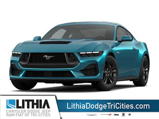 Adriatic Blue Metallic 2026 Ford Mustang Coupe Rear-Wheel Drive Automatic