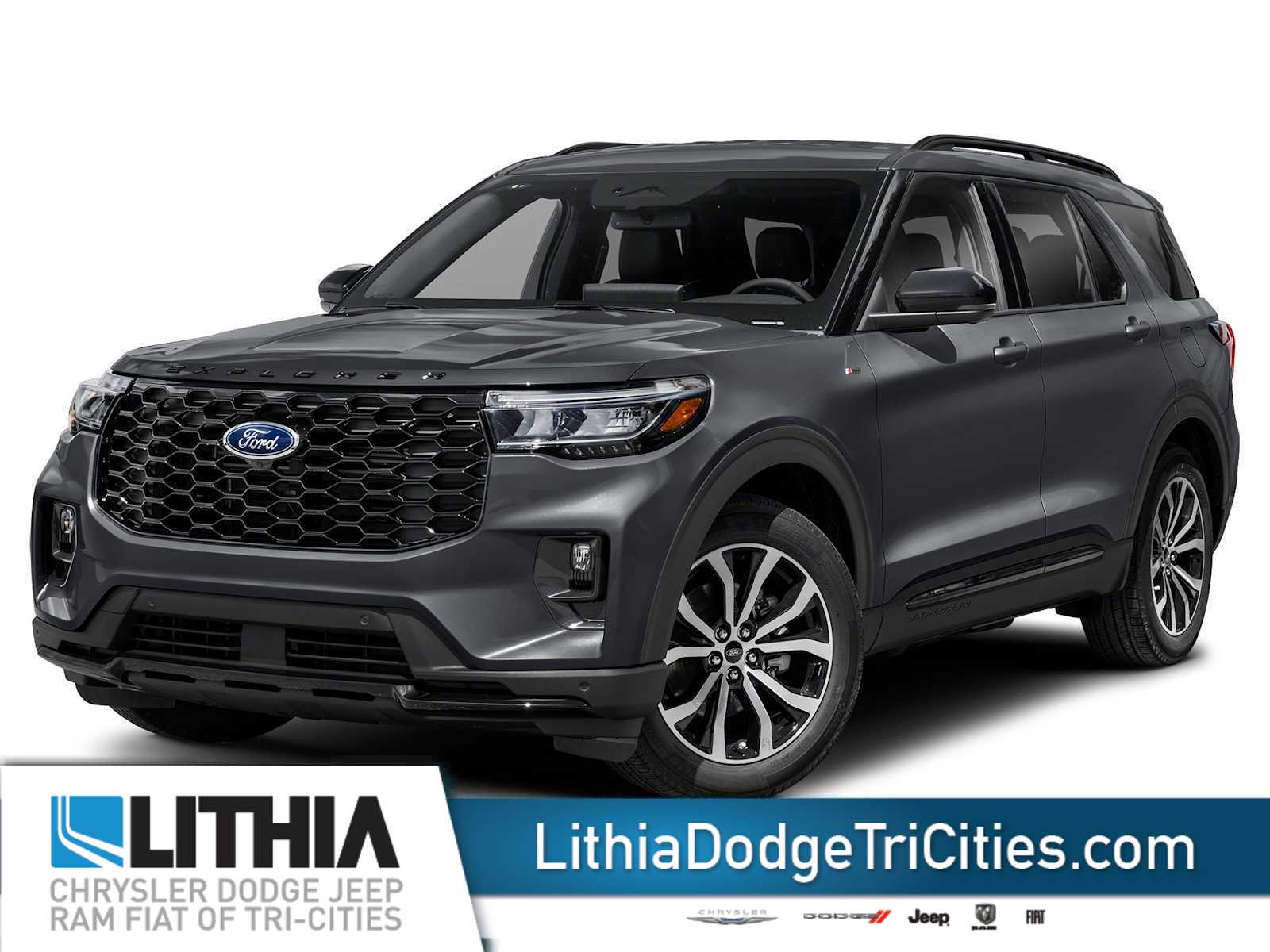 Carbonized Gray Metallic 2026 Ford Explorer SUV / Crossover All-Wheel Drive Automatic