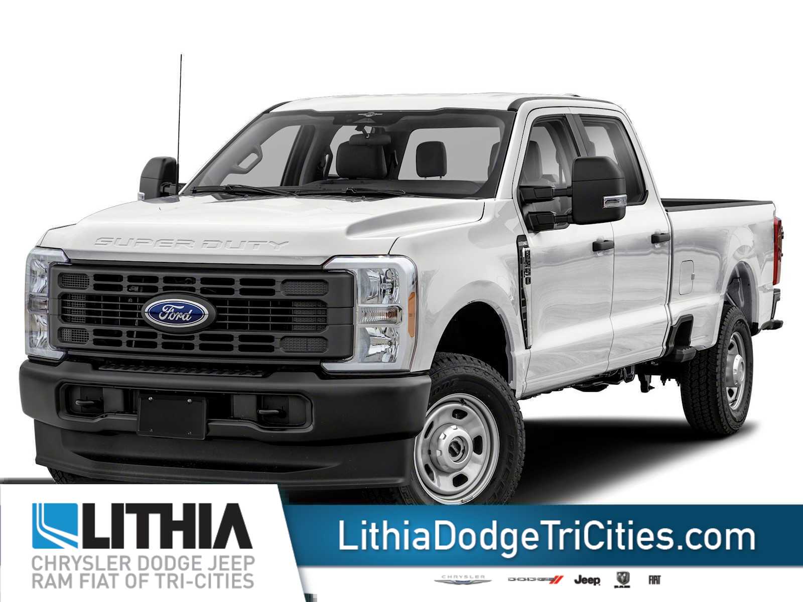 Star White Metallic Tri-Coat 2024 Ford F-350 Super Duty Pickup Truck Four-Wheel Drive Automatic