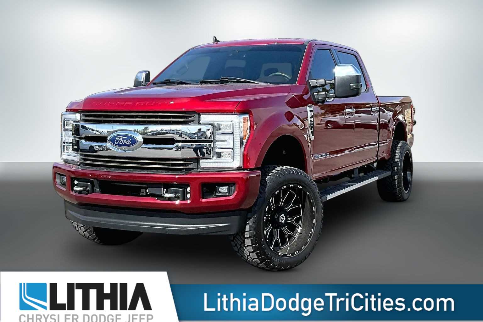 Ruby Red Metallic Tinted Clearcoat 2019 Ford F-350 Super Duty Pickup Truck Four-Wheel Drive 6-Speed Automatic