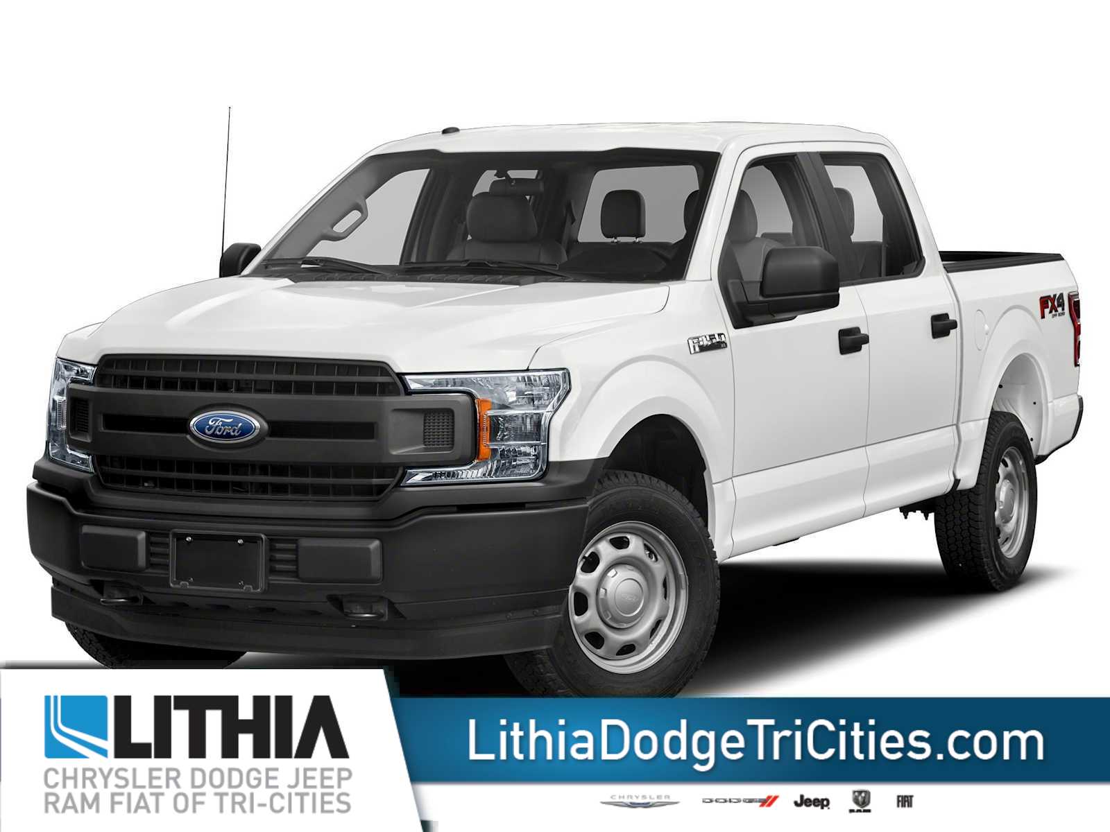 Oxford White 2019 Ford F-150 XLT SuperCrew LB 4WD Pickup Truck Four-Wheel Drive Automatic
