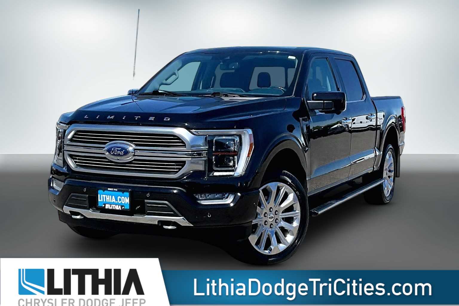Agate Black Metallic 2021 Ford F-150 Pickup Truck Four-Wheel Drive Automatic