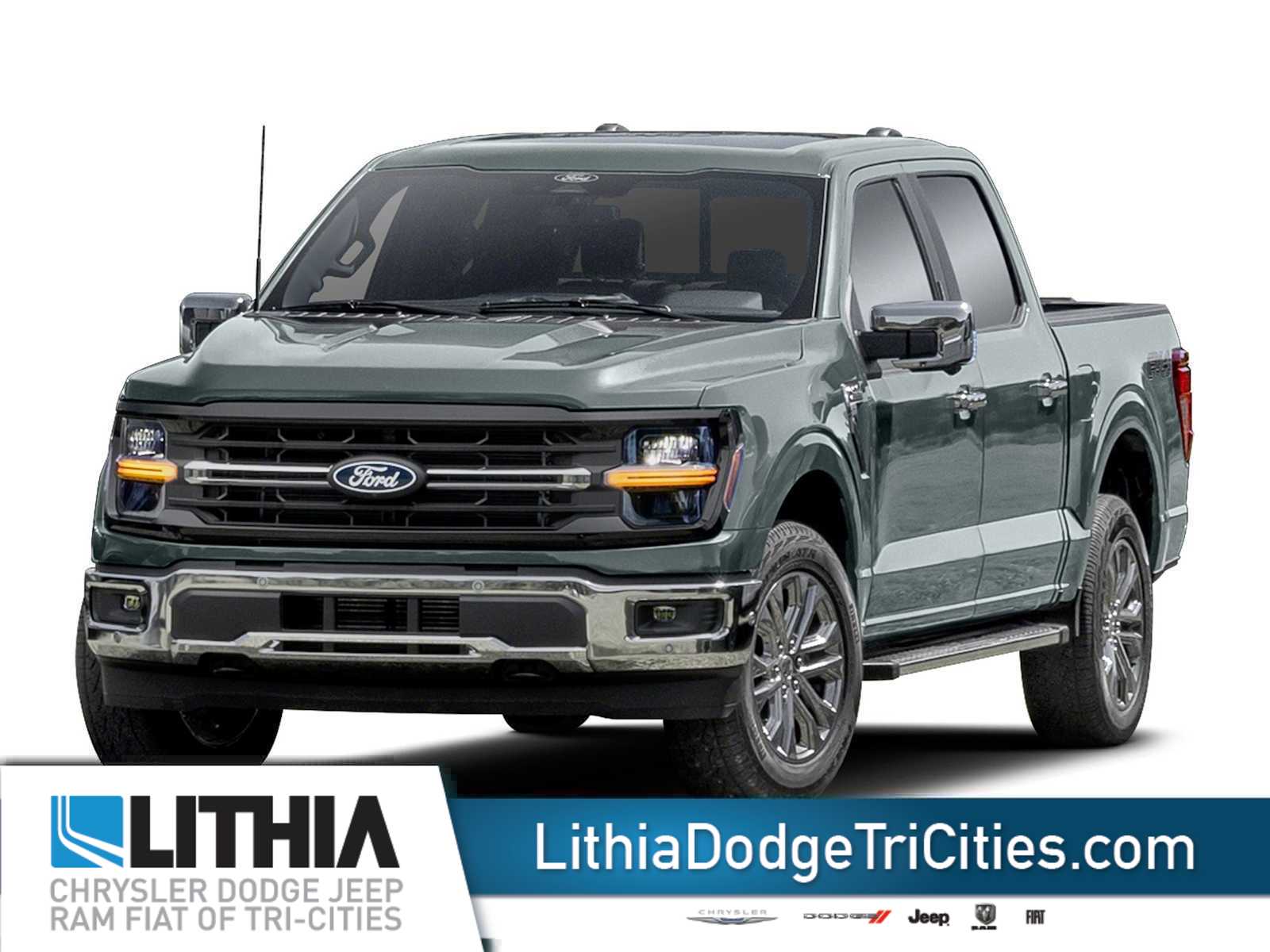 Carbonized Gray Metallic 2024 Ford F-150 Pickup Truck Four-Wheel Drive Automatic