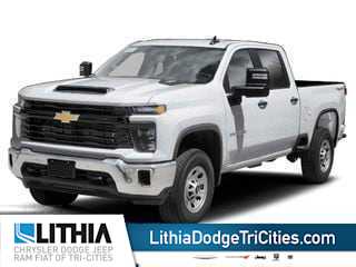 White 2024 Chevrolet Silverado 3500HD Pickup Truck Four-Wheel Drive Automatic