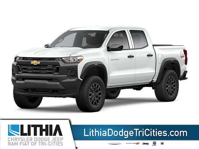 White 2025 Chevrolet Colorado Pickup Truck Four-Wheel Drive 8-Speed Automatic
