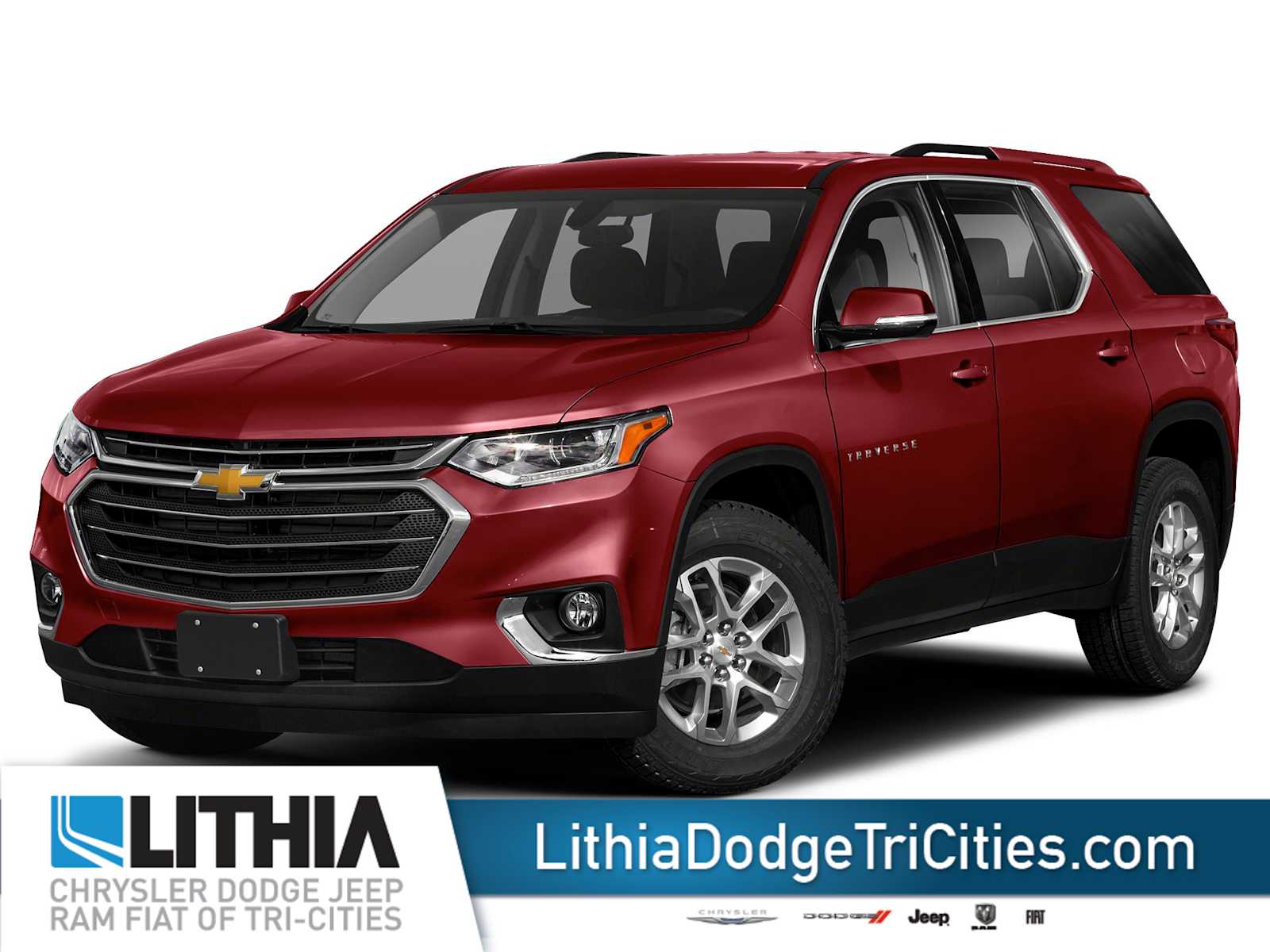 Cajun Red Tintcoat 2019 Chevrolet Traverse SUV / Crossover Four-Wheel Drive 9-Speed Automatic