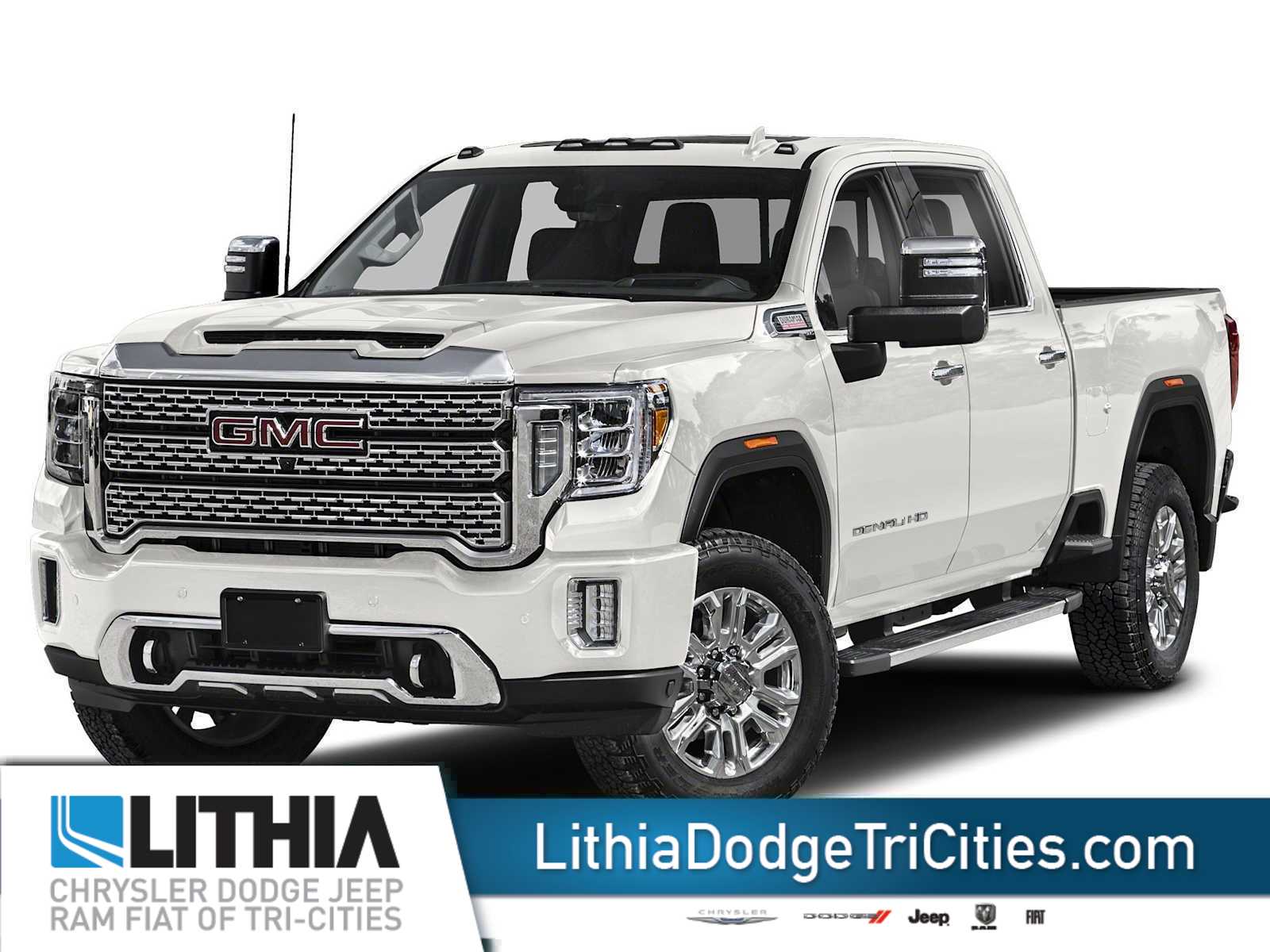 White 2023 GMC Sierra 3500HD Pickup Truck Four-Wheel Drive Automatic