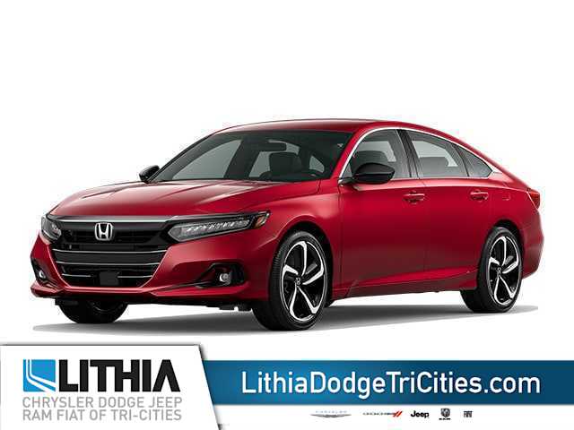 San Marino Red 2021 Honda Accord Sedan Front-Wheel Drive Continuously Variable Transmission