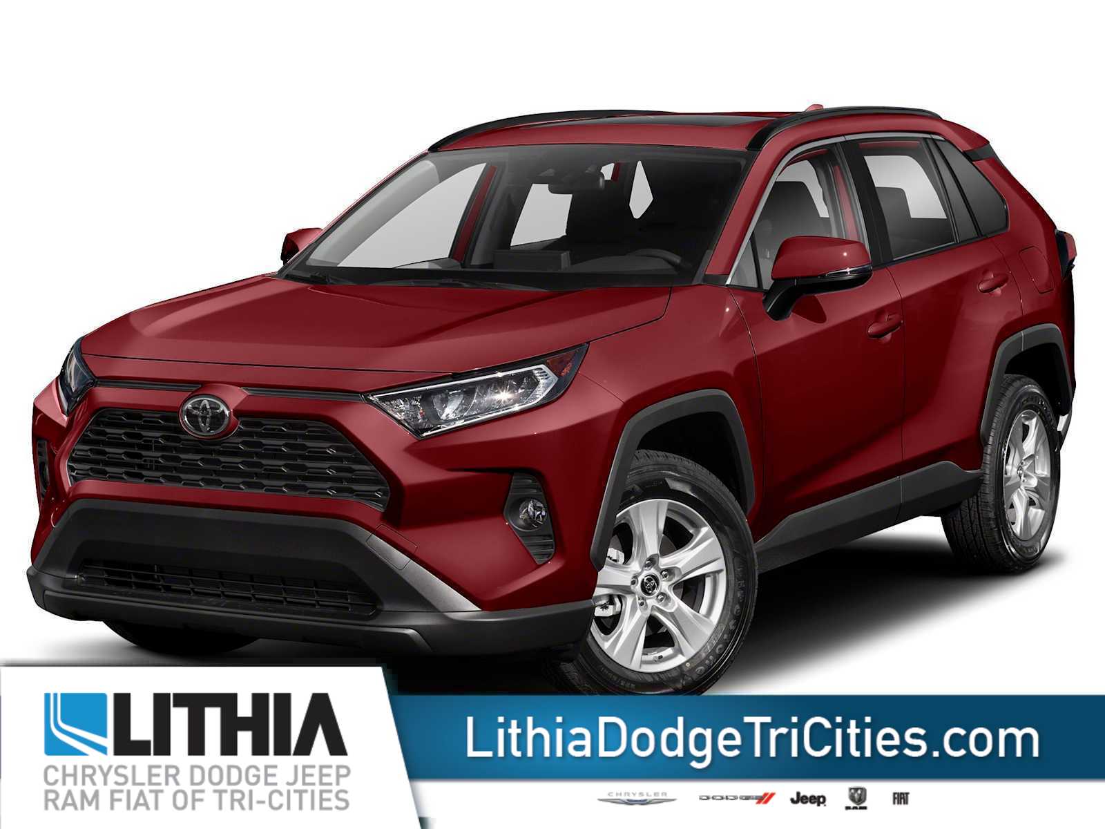 Red (Ruby Flare Pearl) 2020 Toyota RAV4 XLE Premium AWD SUV / Crossover All-Wheel Drive 8-Speed Automatic