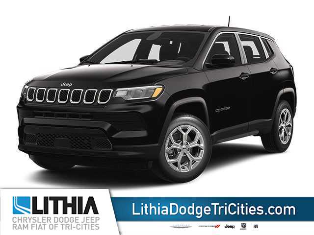Diamond Black Crystal Pearlcoat 2025 Jeep Compass Sport 4WD SUV / Crossover Four-Wheel Drive 8-Speed Automatic