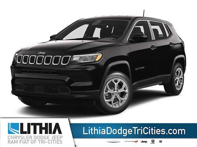 Diamond Black Crystal Pearlcoat 2025 Jeep Compass Sport 4WD SUV / Crossover Four-Wheel Drive 8-Speed Automatic