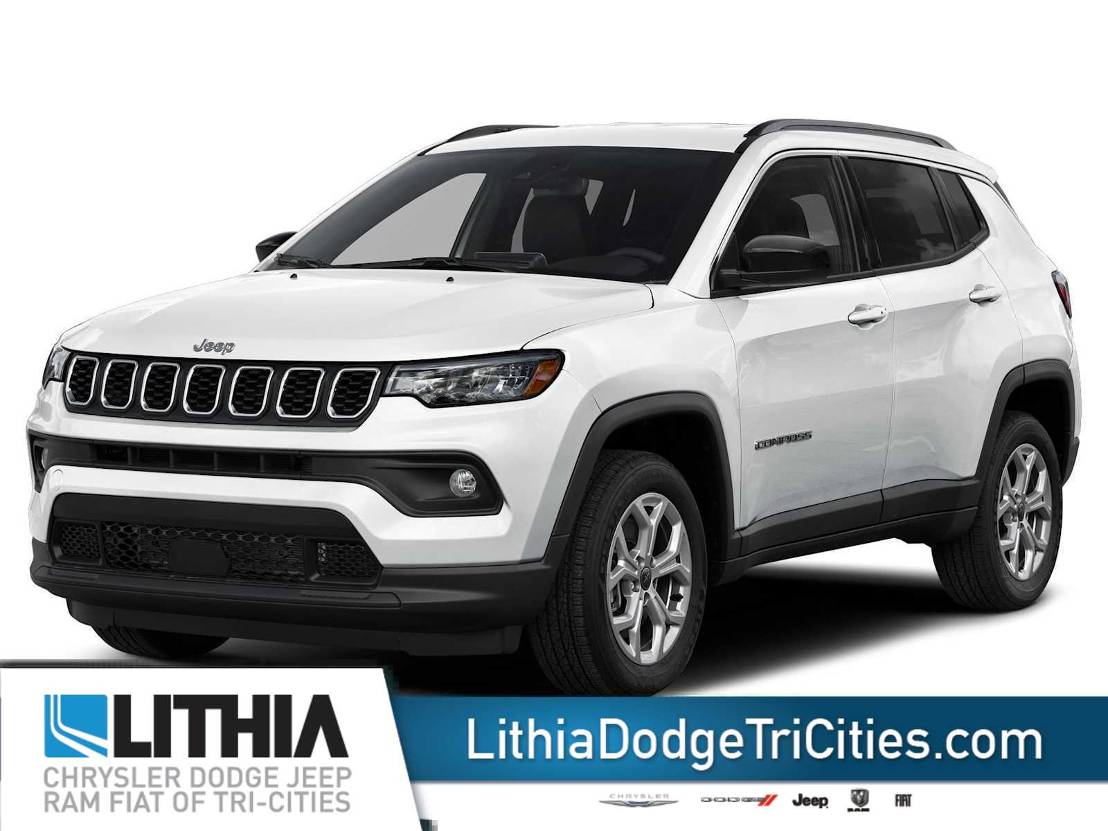 Bright White Clearcoat 2026 Jeep Compass SUV / Crossover Four-Wheel Drive 8-Speed Automatic