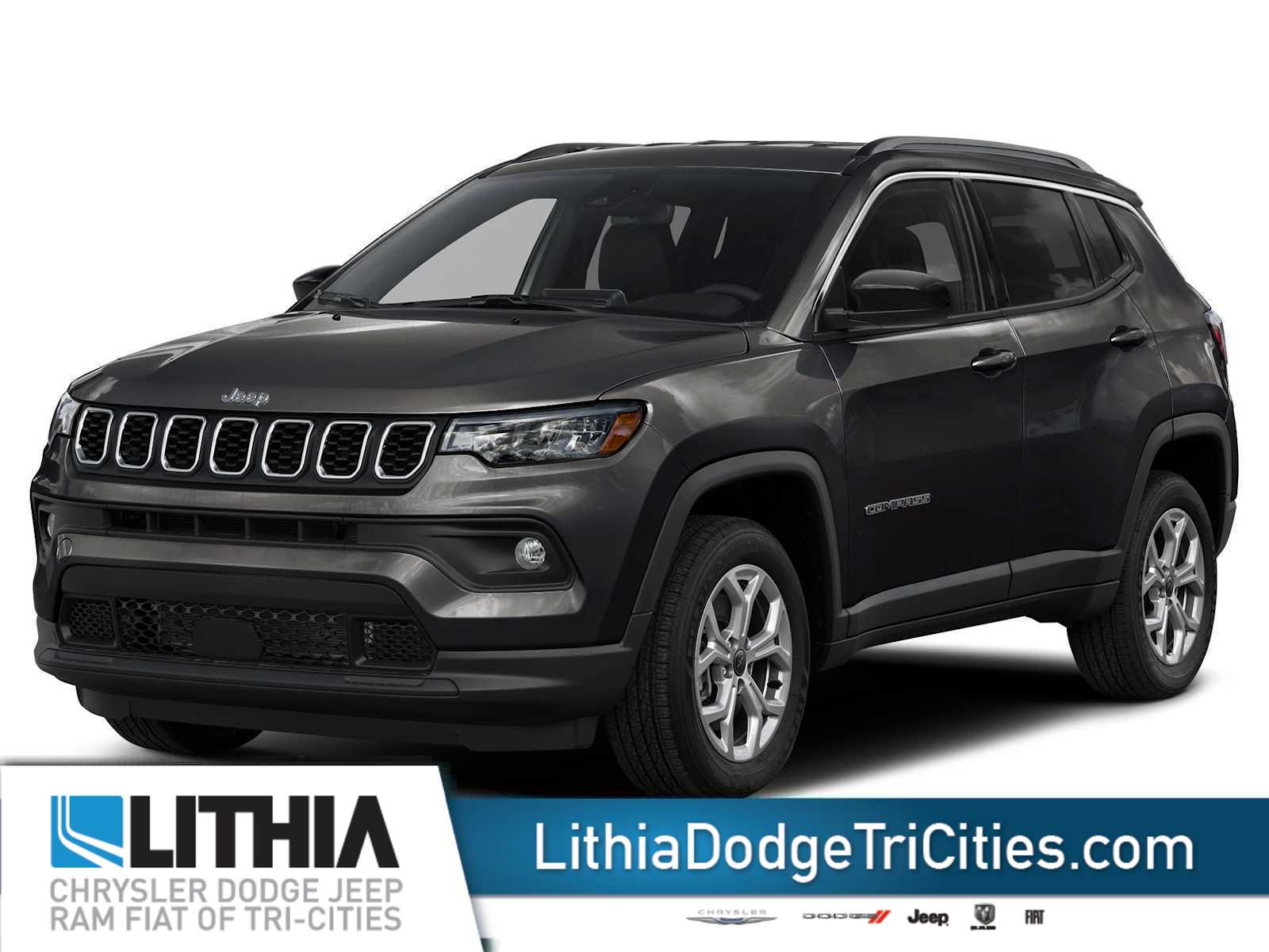 Diamond Black Crystal Pearlcoat 2026 Jeep Compass SUV / Crossover Four-Wheel Drive 8-Speed Automatic