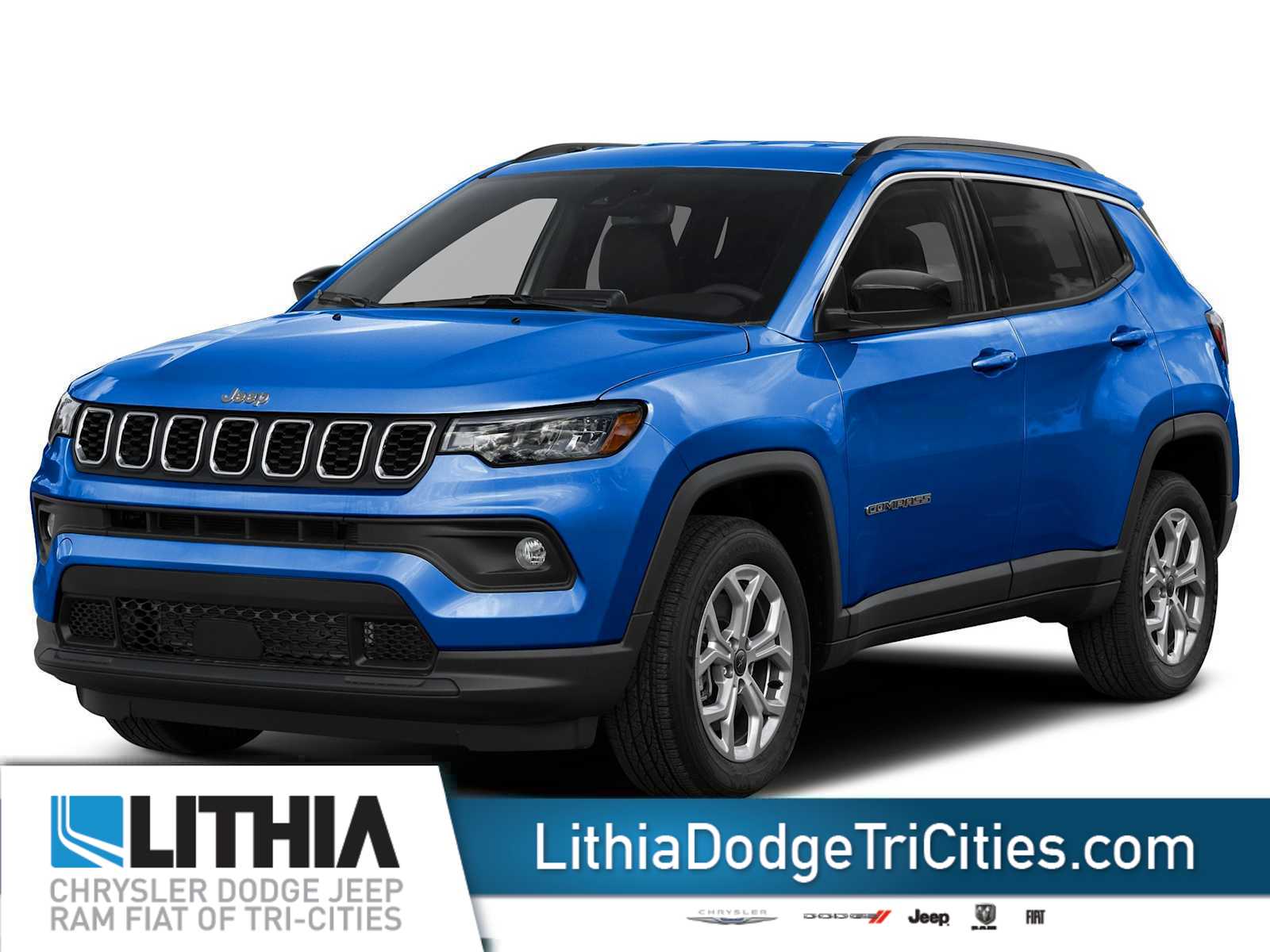 Hydro Blue Pearlcoat 2026 Jeep Compass SUV / Crossover Four-Wheel Drive 8-Speed Automatic