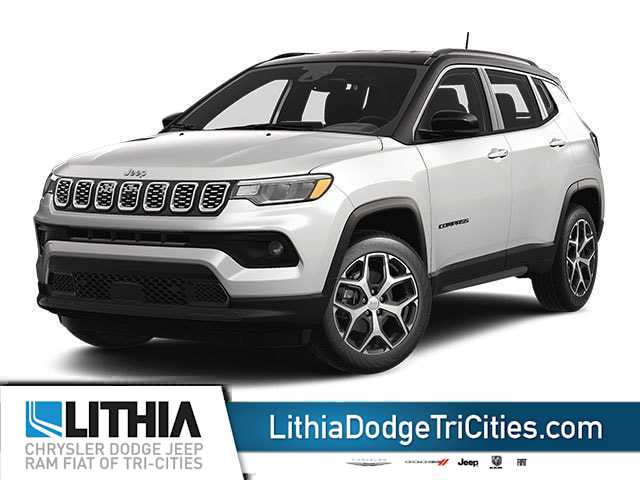 Bright White Clearcoat 2025 Jeep Compass SUV / Crossover Four-Wheel Drive 8-Speed Automatic