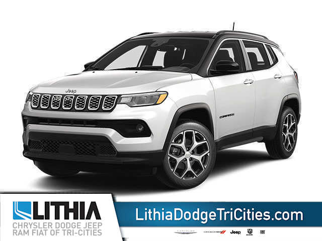 Bright White Clearcoat 2024 Jeep Compass SUV / Crossover Four-Wheel Drive 8-Speed Automatic