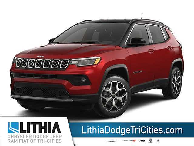 Red Hot Pearlcoat 2026 Jeep Compass Limited 4WD SUV / Crossover Four-Wheel Drive 8-Speed Automatic