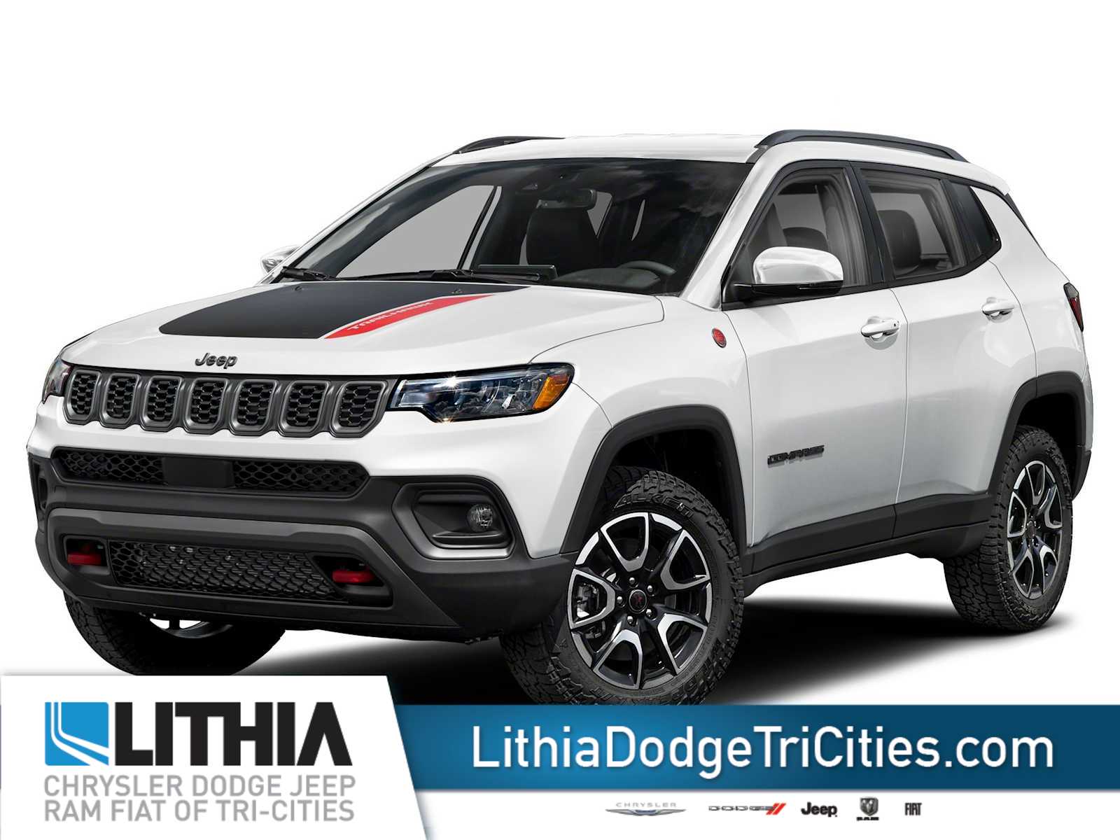 Bright White Clearcoat 2026 Jeep Compass Trailhawk 4WD SUV / Crossover Four-Wheel Drive 8-Speed Automatic