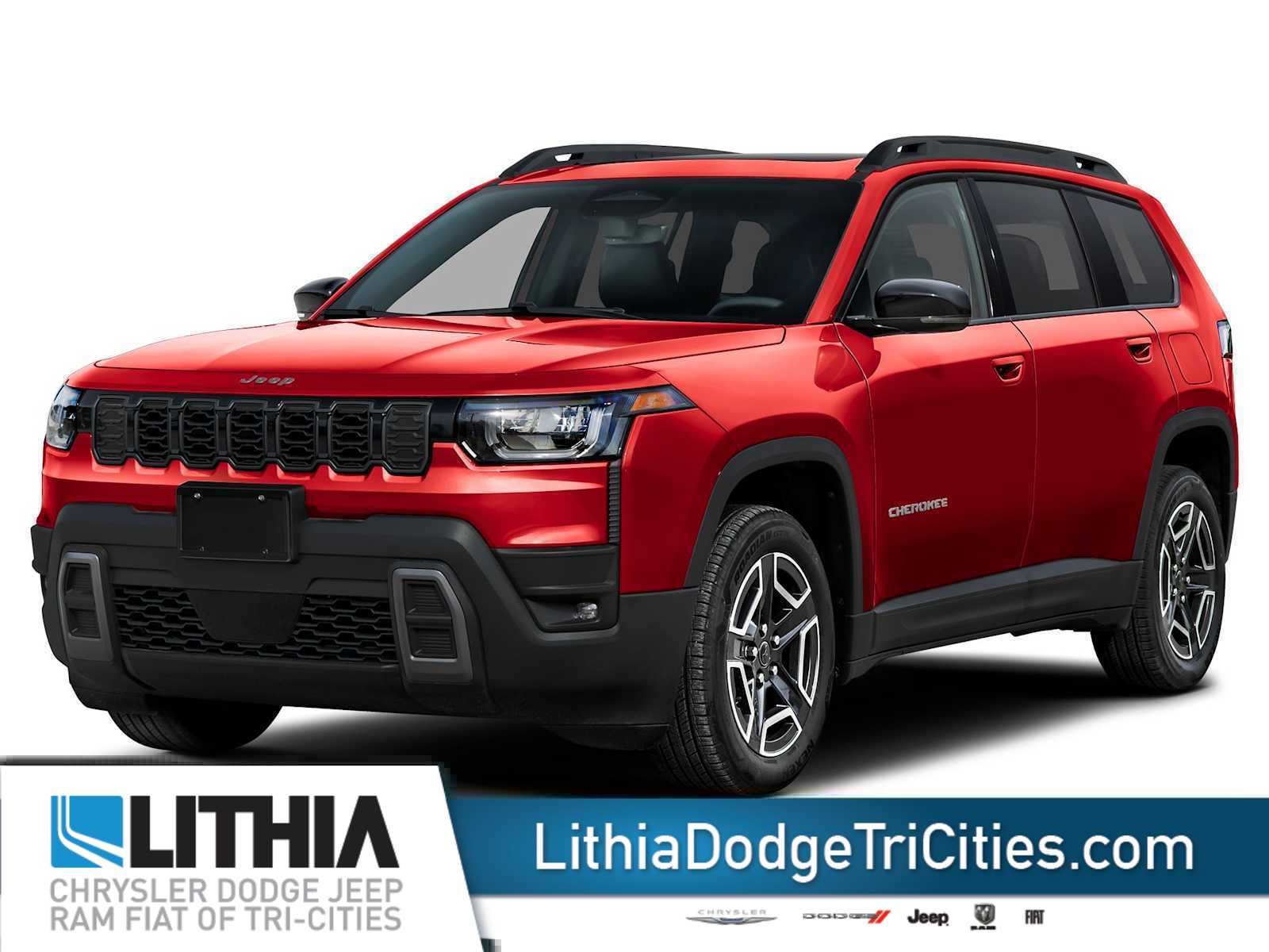 Red Hot Pearlcoat 2026 Jeep Cherokee Laredo 4WD SUV / Crossover Four-Wheel Drive Continuously Variable Transmission