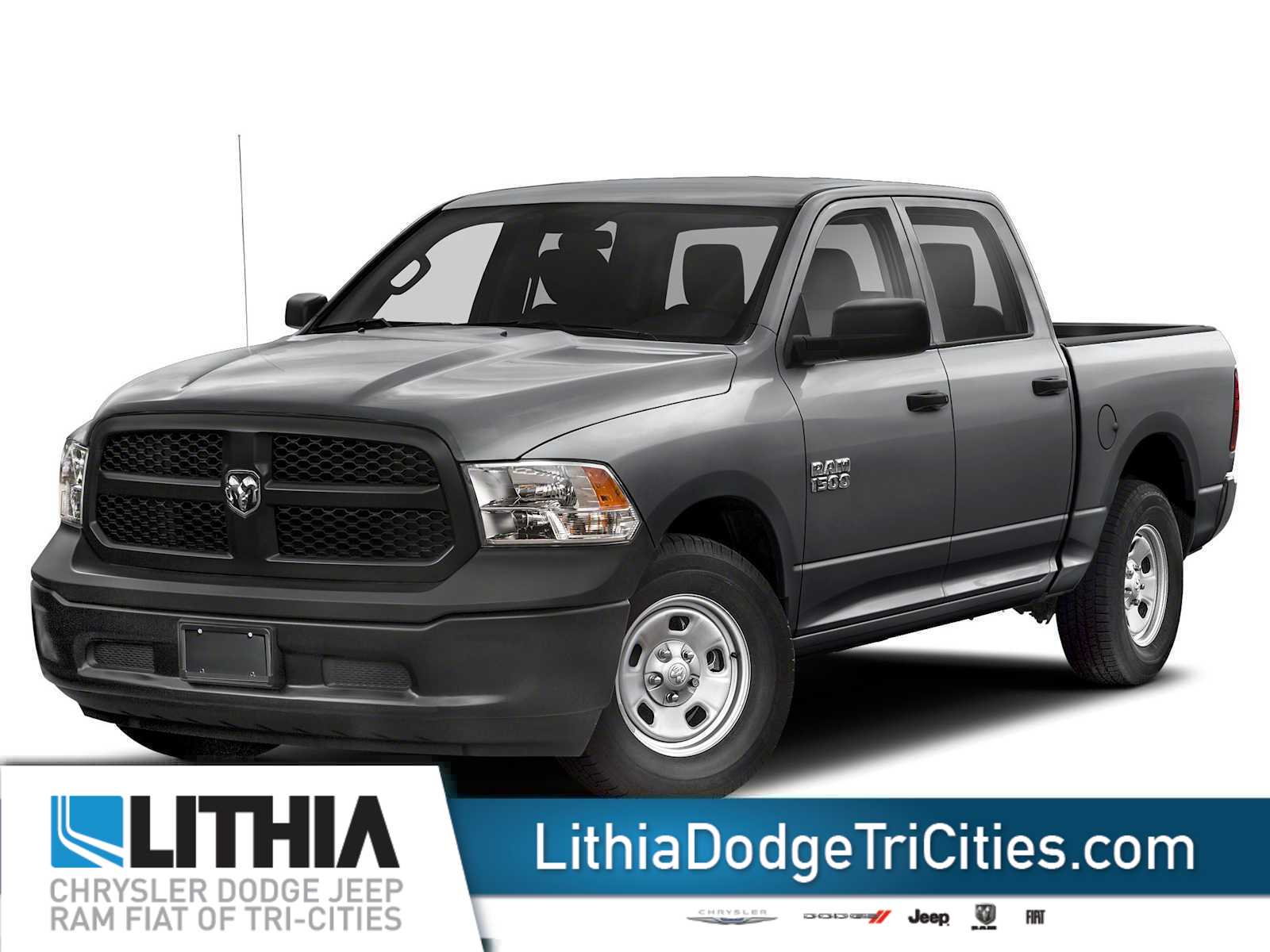 Billet Silver Metallic Clearcoat 2021 RAM 1500 Pickup Truck Four-Wheel Drive 8-Speed Automatic
