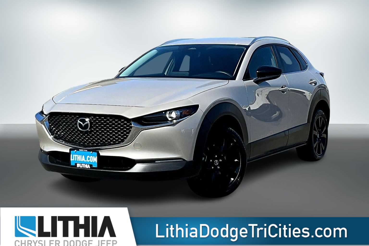 Gray (Platinum Quartz Metallic) 2024 Mazda CX-30 2.5 S Select Sport AWD SUV / Crossover All-Wheel Drive 6-Speed Automatic