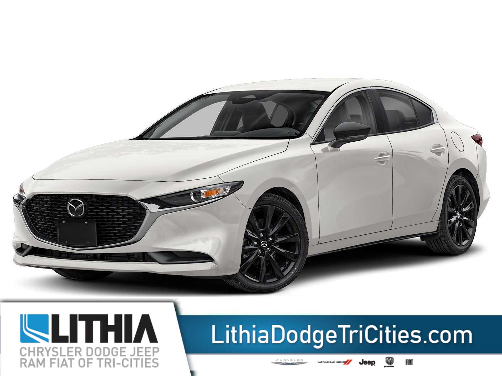 Gray (Platinum Quartz Metallic) 2024 Mazda MAZDA3 2.5 S Select Sport FWD Sedan Front-Wheel Drive 6-Speed Automatic