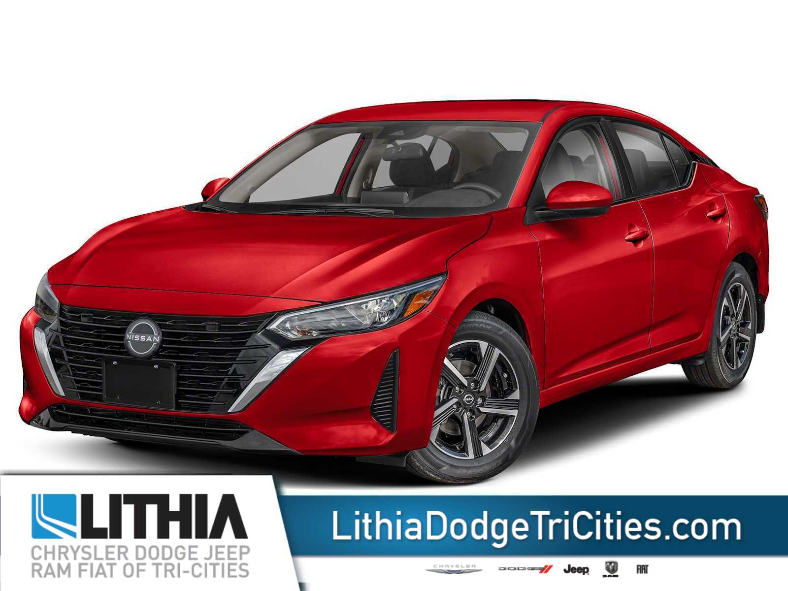 Red (Scarlet Ember Tintcoat) 2024 Nissan Sentra Sedan Front-Wheel Drive Continuously Variable Transmission