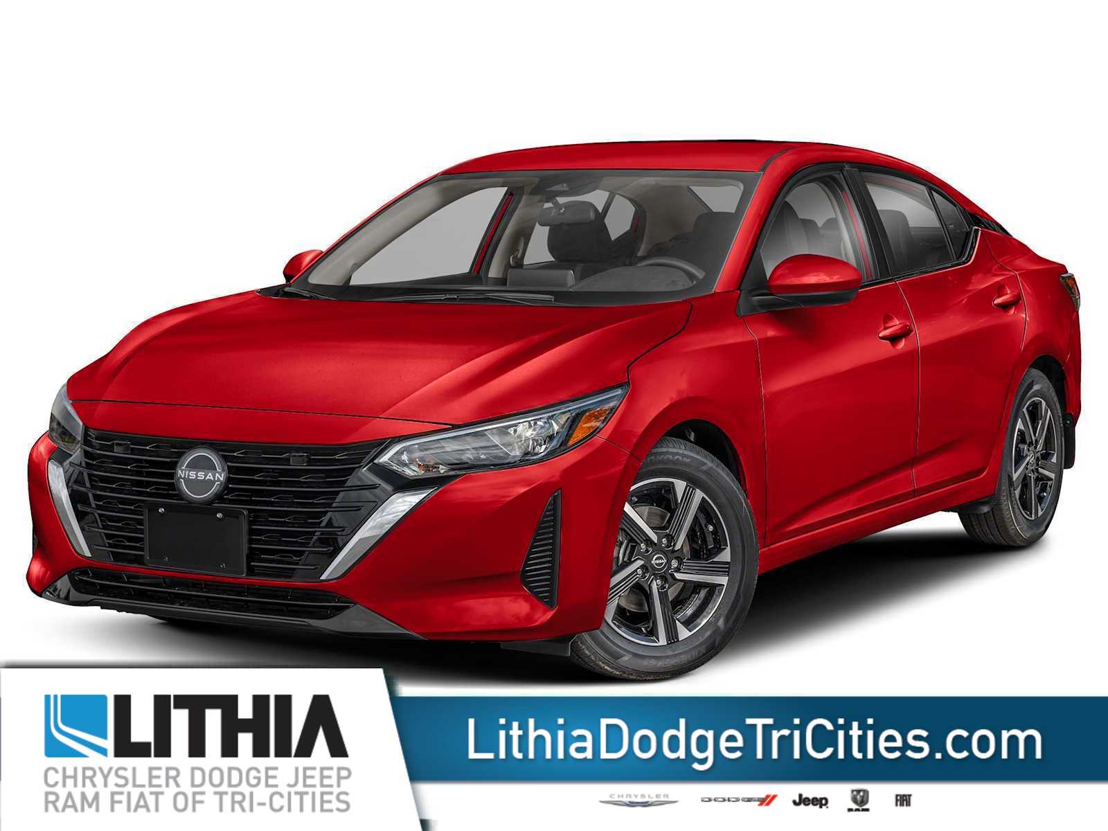 Red (Scarlet Ember Tintcoat) 2024 Nissan Sentra Sedan Front-Wheel Drive Continuously Variable Transmission